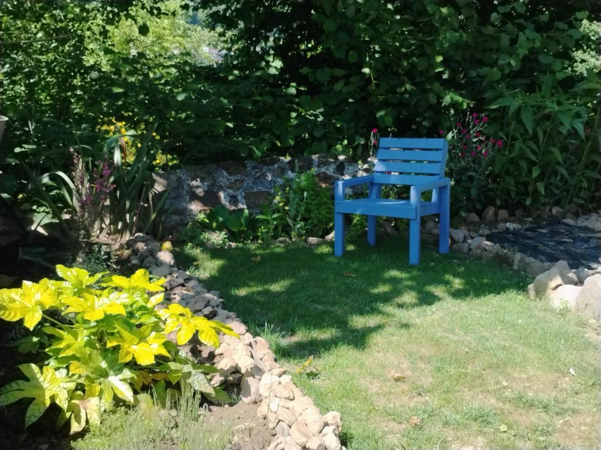 Chambre D'Hote Familiale De La Maison Bleue Lanvallay Exteriör bild